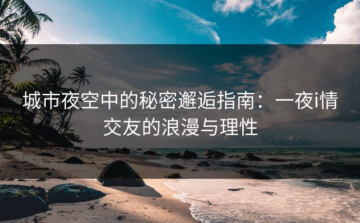 城市夜空中的秘密邂逅指南：一夜i情交友的浪漫与理性